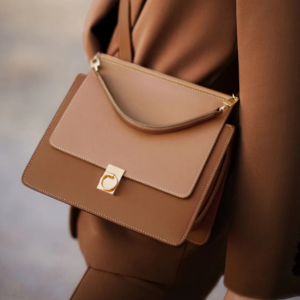 Sold out POLENE Numero Sept in Two Toned Caramel / Brown